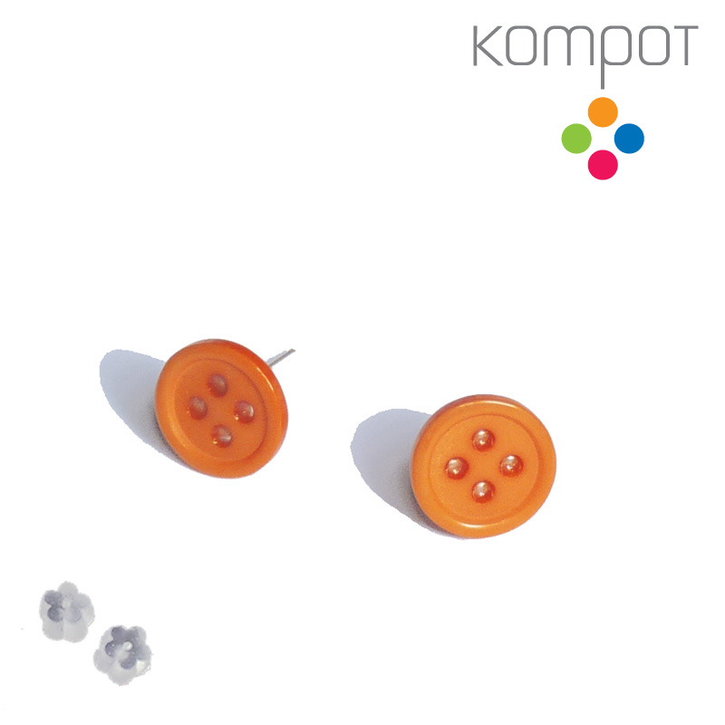 Knoflíky :: oranžové - DOPRODEJ