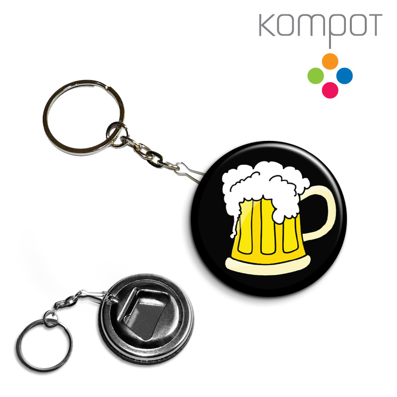 Klíčenka, otvírák :: PIVO černé