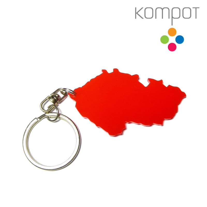 Klíčenka ČESKÁ REPUBLIKA :: červená