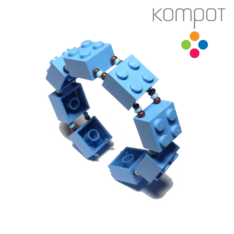 LEGO náramek 2 :: světle modrý
