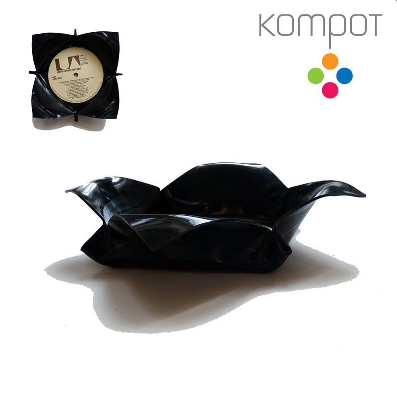 Malá vinylová miska :: béžový střed