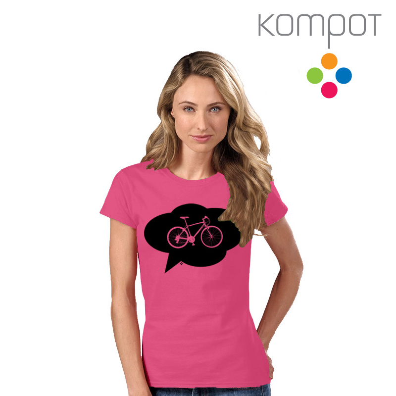 Dámské tričko :: KOLO, růžové
