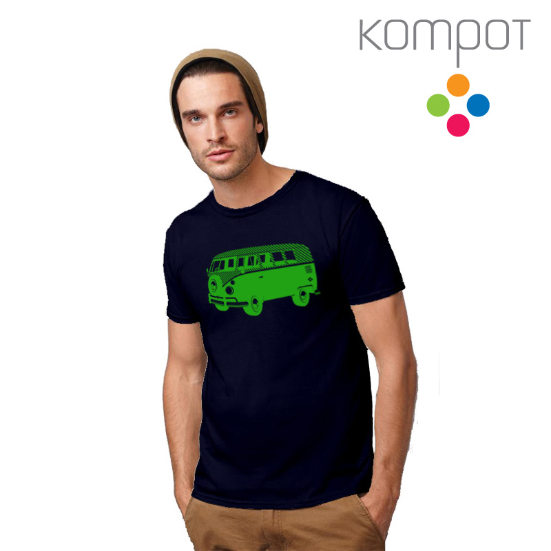 Pánské tričko :: MINIBUS, tmavě modré