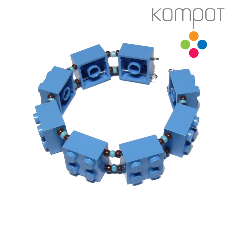 LEGO náramek 2 :: světle modrý