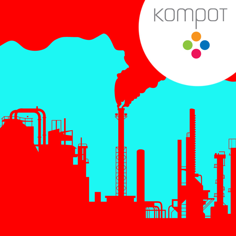 Dámské tričko :: FABRIKA, červené - DOPRODEJ