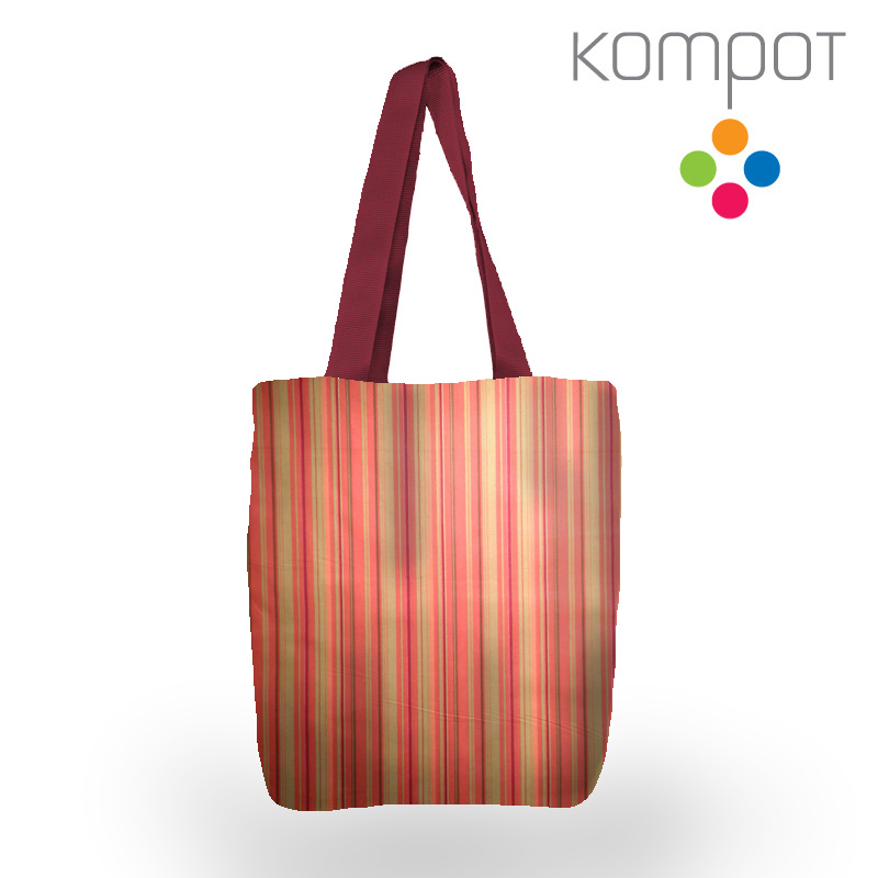 Taška S26 :: Oranžové proužky - zapínání na ZIP