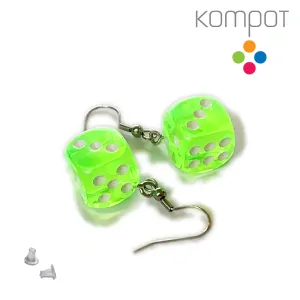 KOSTIČKY 2, průhledné :: pistáciové