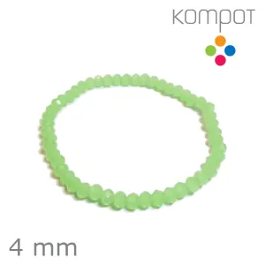 Korálkový náramek, pistáciový