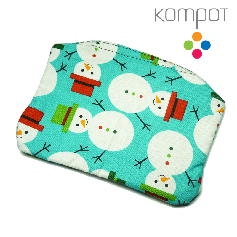 Látková kapsička 243 :: Sněhuláci