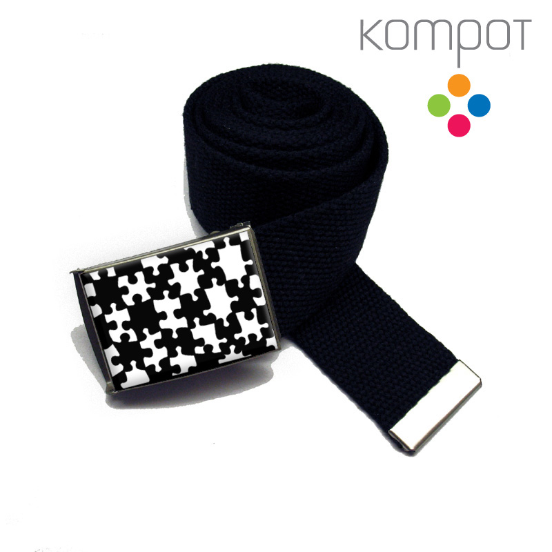 Pásek 014 :: PUZZLE, černobílé