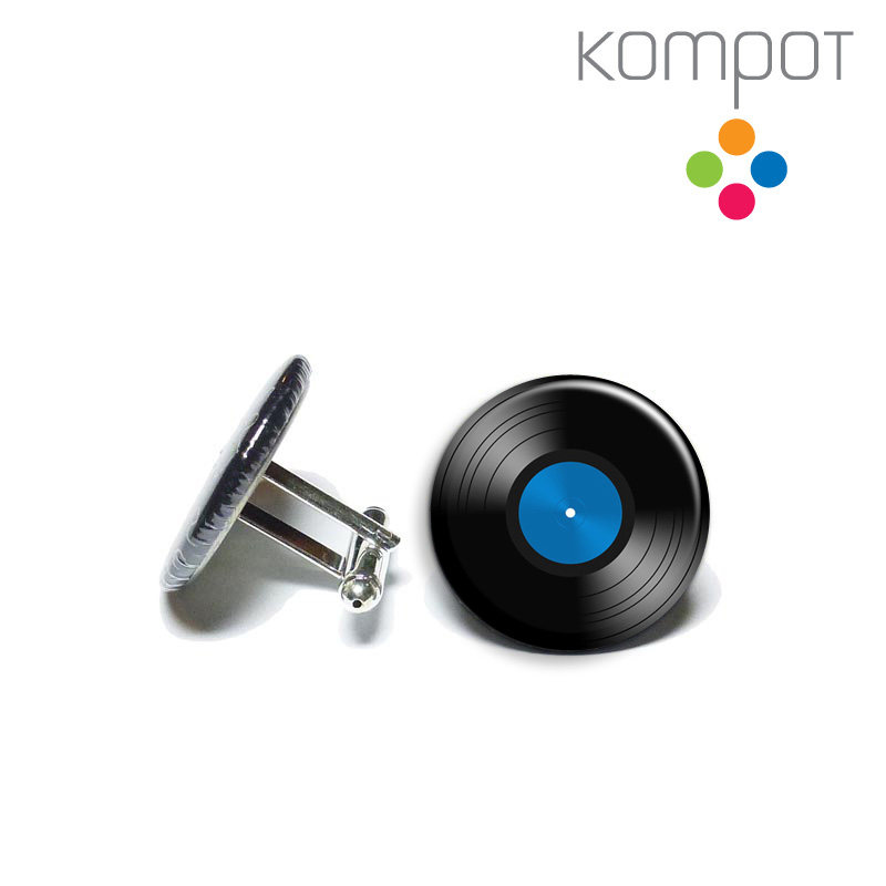 Manžetové knoflíčky :: VINYLY, modré