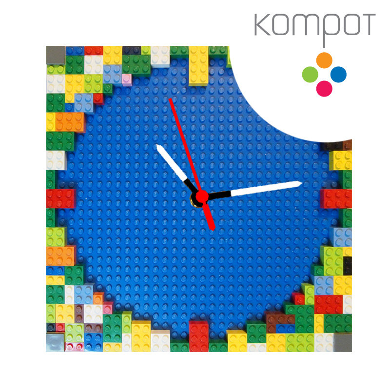 Hodiny LEGO :: modré