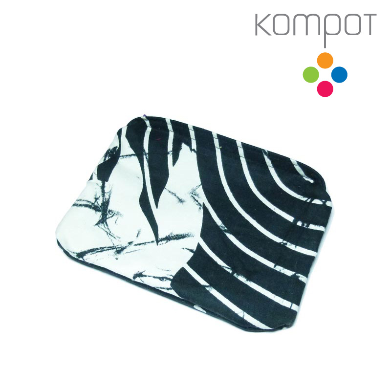 Látková kapsička 087 :: Plameny, bílé - DOPRODEJ