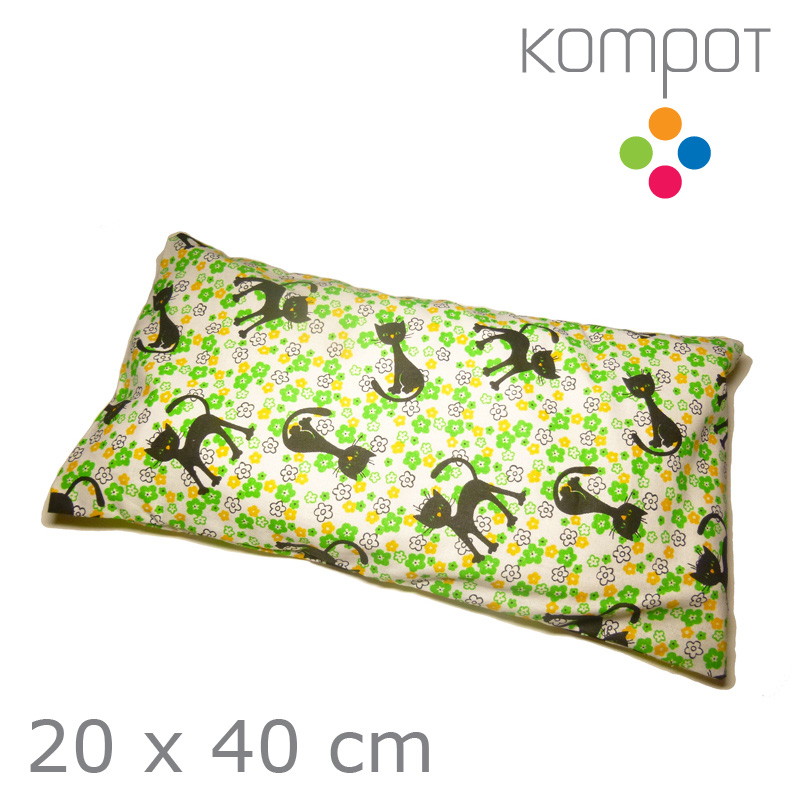 Pohankový polštářek M :: KOČKY V TRÁVĚ