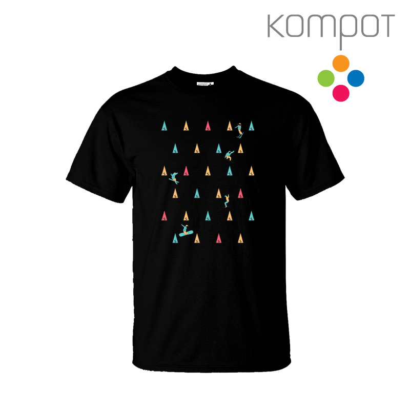 Pánské tričko :: FREERIDE, černé