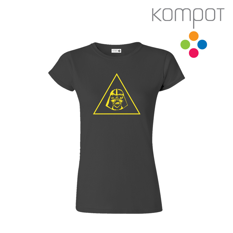 Dámské tričko :: VADER, šedé