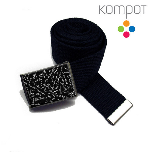 Pásek 026 :: MATEMATIKA, černá