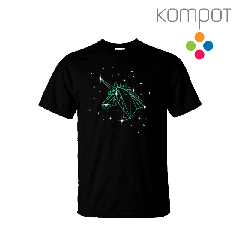 Pánské tričko :: UNICORN, černé