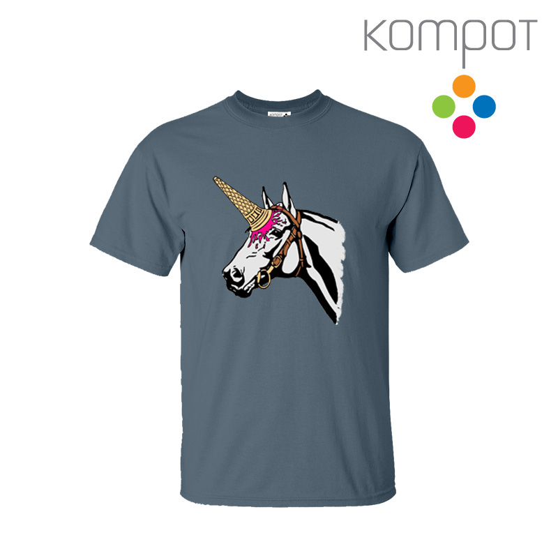 Pánské tričko :: ZMRZKOROŽEC, ocelové