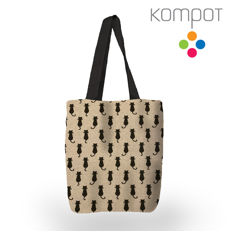 Taška 010 :: Sedící kočky - zapínání na ZIP