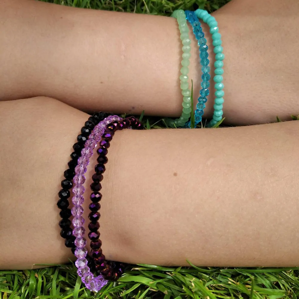 Korálkový náramek, mintový