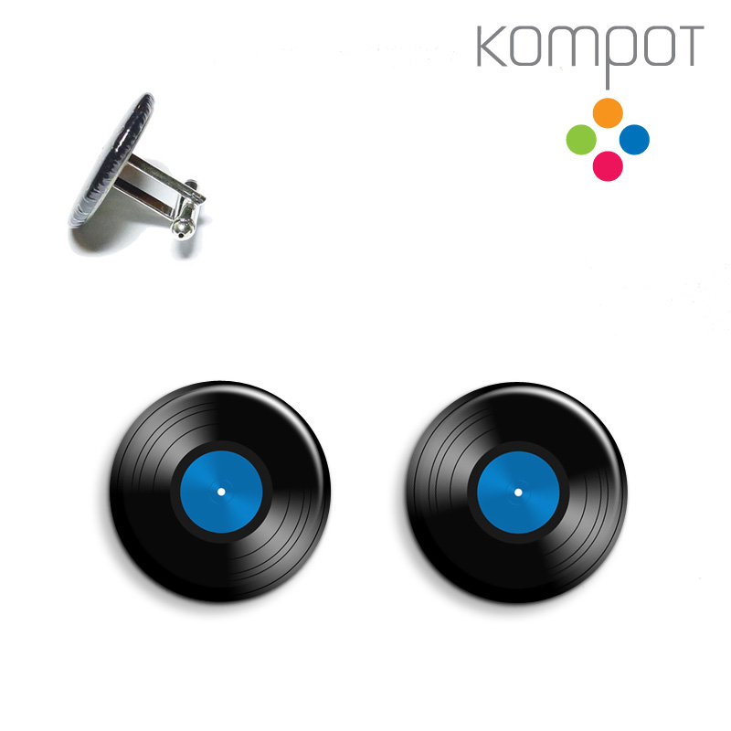 Manžetové knoflíčky :: VINYLY, modré