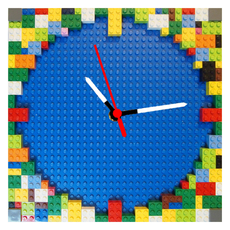 Hodiny LEGO :: modré
