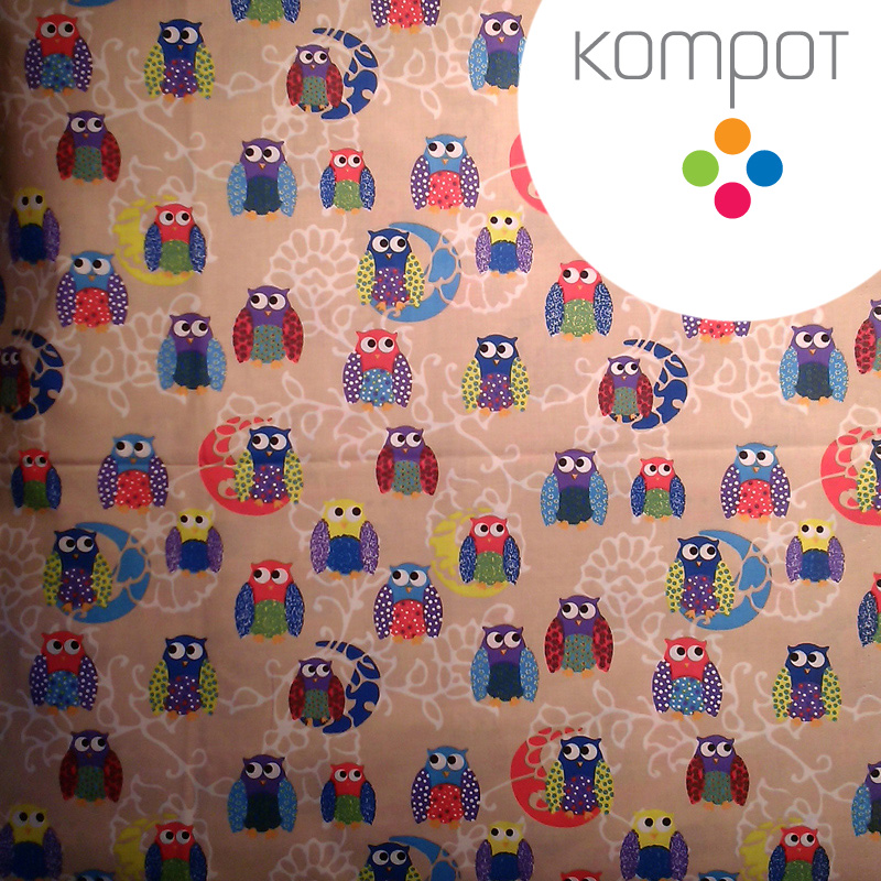 Taška 135 :: Veselé sovičky - zapínání na ZIP