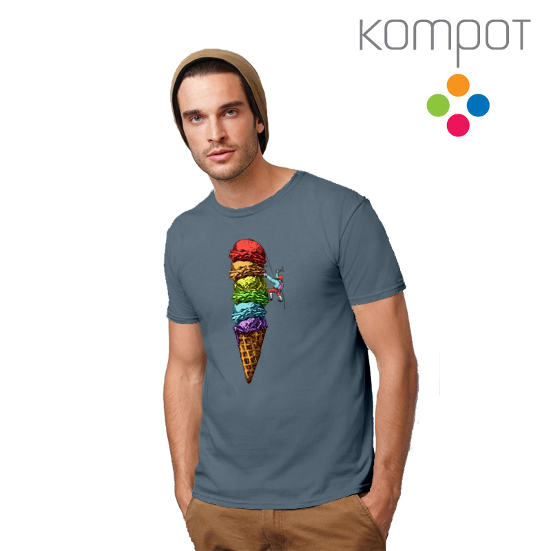 Pánské tričko :: ZMRZLINA, ocelové