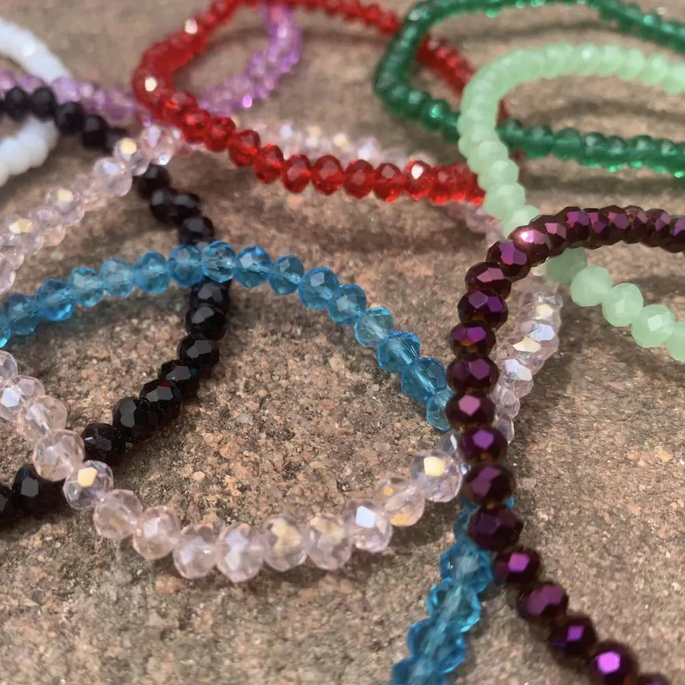 Korálkový náramek, mintový