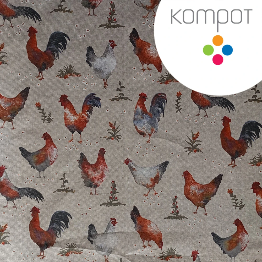 Taška 042 :: Kohouti - zapínání na ZIP