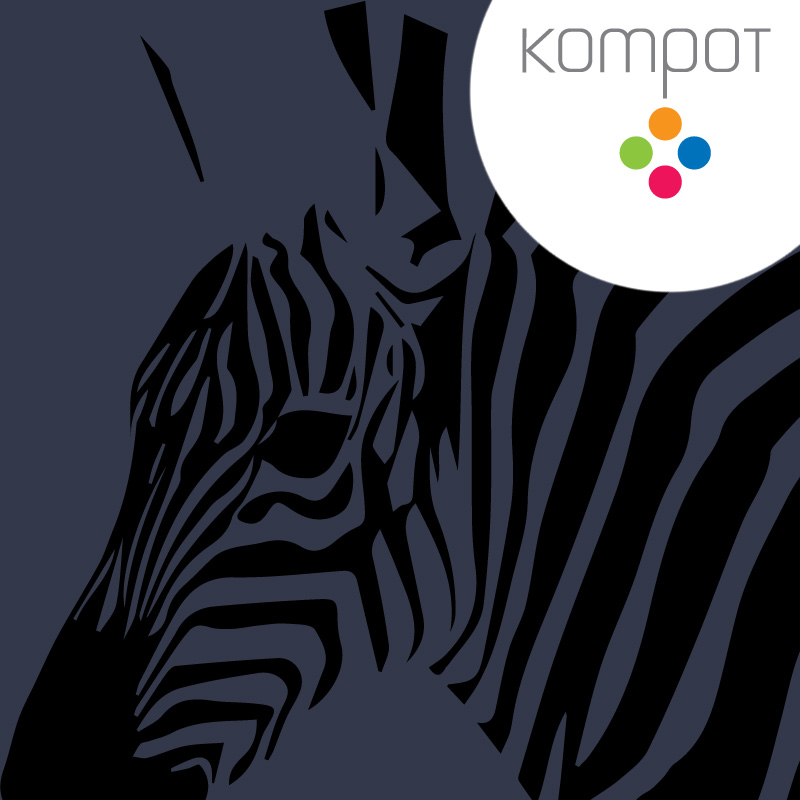 Dámské tričko :: ZEBRA, ocelová