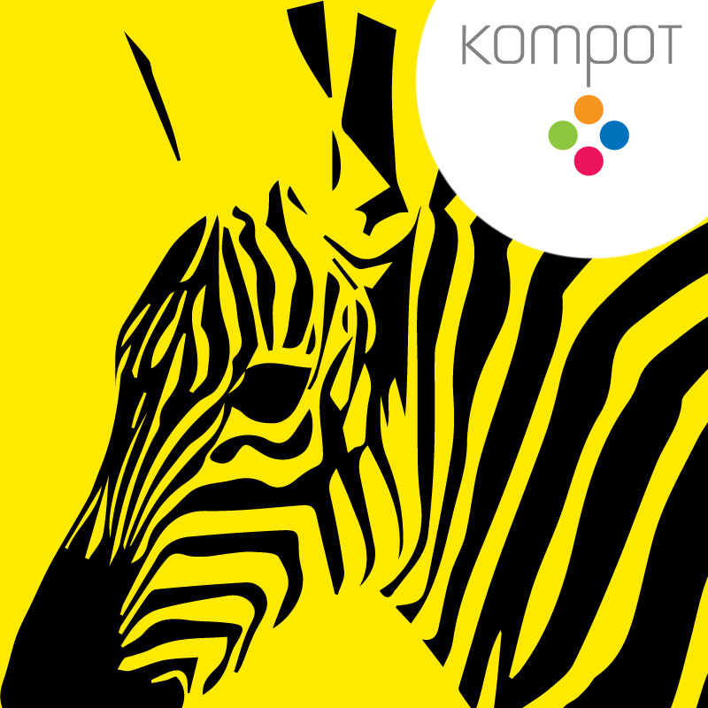 Pánské tričko :: ZEBRA, žluté