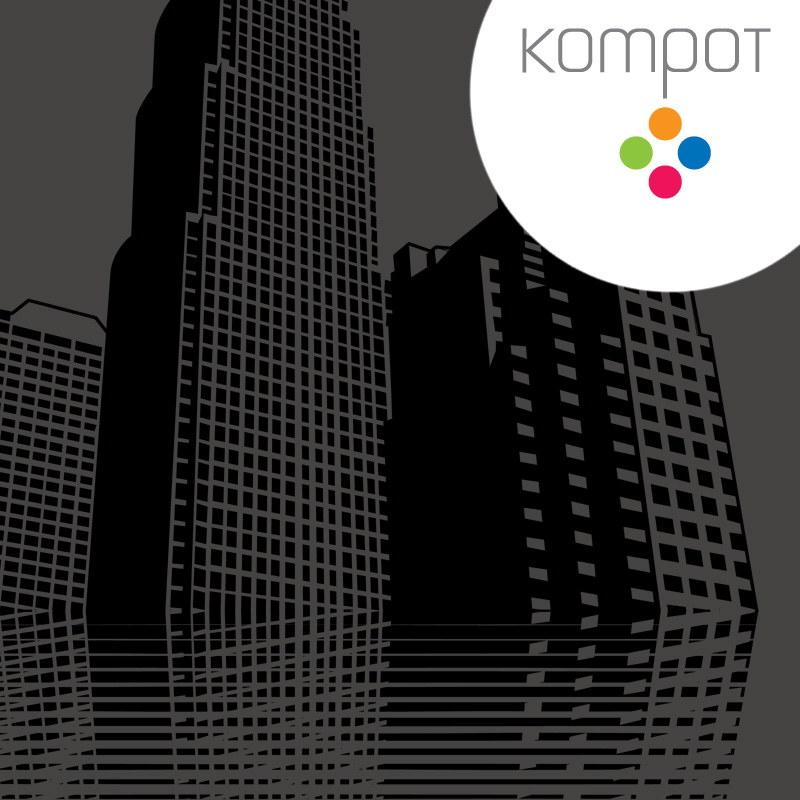 Pánské tričko :: MĚSTO, šedé