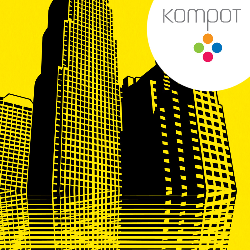 Dámské tričko :: MĚSTO, žluté - DOPRODEJ